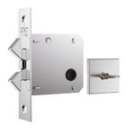 FECHADURA WC 1006S RQ1 - INOX QUADRADA DE CORRER
