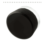 PUXADOR BOTÃO C/LED ECLIPSE PRETO D.36MM