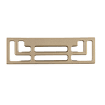 PUXADOR ALCA BRAS 32MM ZM84 C/PF M4X20 - CHAMPANHE