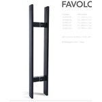 PUX DUP 800X600MM FAVOLOSO NERO INOX PT FOSCO