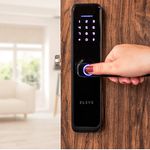 FECHADURA DIGITAL EMBUTIR WI-FI COM BIOMETRIA ESF-DE4000B