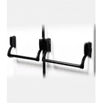 BARRA ANTIPANICO PUSH NEO DUPLA F 1,00MT PRETO