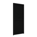 PORTA ALUMÍNIO PRETA 215x065 GIRO ESQUERDO LAMINADO