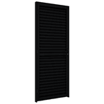 PORTA ALUMÍNIO PRETA 215x065 GIRO ESQUERDO LAMINADO