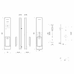 FECHADURA DIGITAL FDE-800 VISION EP