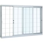 JANELA DE CORRER 2 FOLHAS 100X150X12CM BR