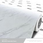 LAMINADO CONTINUO VINIL 1,22X0,14MM GOLD PEDRAS MARMORE CALACATTA FOSCO