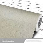 LAMINADO VINIL 1,22X0,14MM GOLD TELADO CLASSICO BRANCO
