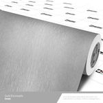 LAMINADO CONTINUO VINIL 1,22 X 0,14MM GOLD ESCOVADO INOX