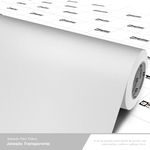 LAMINADO VINIL 1,22 X 0,14MM JATEADO TRANSPARENTE P/VIDRO