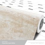 LAMINADO VINIL 1,22 X 0,14MM GOLD PEDRAS MARMORE TRAVERTINO SEMI BRILHO