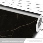LAMINADO VINIL 1,22 X 0,14MM GOLD PEDRA MARMORE NERO MARQUINA DOURADO GLOSS