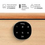 FECHADURA DIGITAL PARA MÓVEIS ART M1602