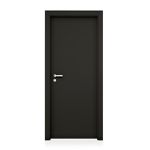 KIT PORTA LACCA NERO 210X70X3,5CM, BATENTE 7A16CM ALIZAR 7CM