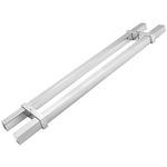 PUXADOR DUPLO VERONA 30X30X1000MM INOX POLIDO