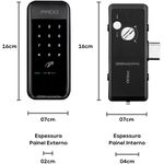 FECHADURA DIGITAL SOBREPOR FDS-50 PADO