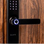 FECHADURA DIGITAL EMBUTIR WI-FI COM BIOMETRIA ESF-DE4000B