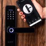 FECHADURA DIGITAL EMBUTIR WI-FI COM BIOMETRIA ESF-DE4000B