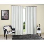 CORTINA CORTA LUZ TECIDO ARGOLA 2,00 X 1,70M LISO/MARFIM