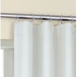 CORTINA CORTA LUZ TECIDO ARGOLA 2,00 X 1,70M LISO/MARFIM