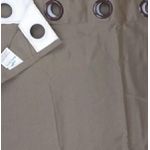 CORTINA RUSTICA 2,00X1,70M POLI/MARROM CLARO