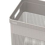 CESTO DE ROUPAS GRID 49L BEGE