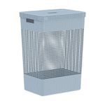 CESTO DE ROUPAS GRID 49L AZUL GLACIAL