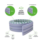 PAINEL RIPADO LAMINADO 10CM X 10MT AZUL - LINHA PLAY