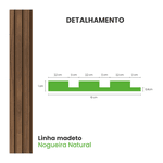 RIPADO LAMINADO 10CMX10MT NOGUEIRA NATURAL - LINHA MADETO