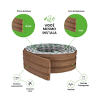 PAINEL RIPADO LAMINADO 10CM X 10MT CINAMOMO - LINHA MADETO