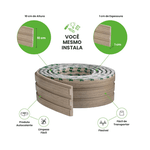 PAINEL RIPADO LAMINADO 10CM X 10MT CARVALHO - LINHA MADETO