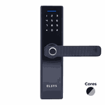 FECHADURA DIGITAL DE EMBUTIR COM BIOMETRIA ESF-DE2000B - PRETA