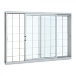 JANELA DE CORRER 2 FOLHAS 100X120X12 BR