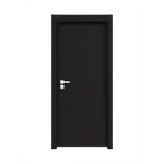 KIT PORTA LACCA NERO 210X80X3,5CM BATENTE 7 A 16CM, ALIZAR 7CM