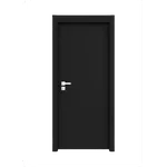 KIT PORTA LACCA NERO 210X90X3,5CM, BATENTE 12A21, ALIZAR 7CM
