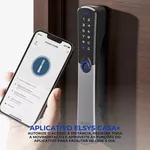 FECHADURA DIGITAL EMBUTIR BIOMET. WIFI IP55 SAMBA ESF-DE6100i