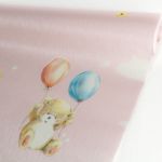 PAPEL DE PAREDE URSINHO BALOEIRO ROSA 10M