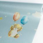 PAPEL DE PAREDE URSINHO BALOEIRO AZUL 10M