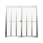 JANELA DE CORRER C/ GRADE HOME NAT 2FLS CAN 1,00X100M