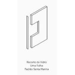 FV33ECR Fechadura para Porta de Vidro - EXTERNA