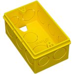 Caixa de PAREDE 4X2 PVC FORTLEV AMARELO