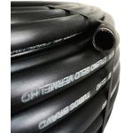 MANGUEIRA POLIET PRETA 3/4 X 2,0MM