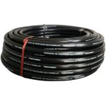 MANGUEIRA POLIET PRETA 3/4 X 2,0MM
