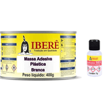 MASSA PLASTICA 400 GR IBERE BRANCA