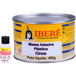 MASSA PLASTICA 400 GR IBERE CINZA