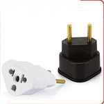 PINO ADAPTADOR TRIANGULAR 20A PRETO BRANCO