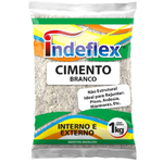 CIMENTO BRANCO 1KG INDEFLEX