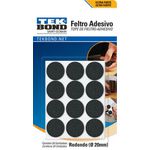 FELTRO RED 20MM PRETO C/24UN TEKBOND