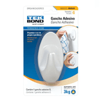 GANCHO AMBAR PLASTICO BRANCO G TEKBOND
