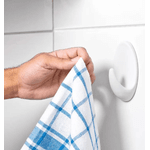 GANCHO AMBAR PLASTICO BRANCO G TEKBOND